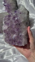 Load and play video in Gallery viewer, Amethyst Lamp w/ LED Light