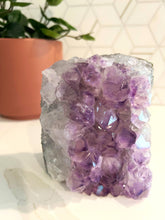 Load image into Gallery viewer, Amethyst Lamp w/ LED Light