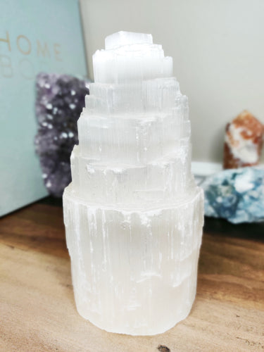Selenite Lamp - Florida Sol Crystal Co